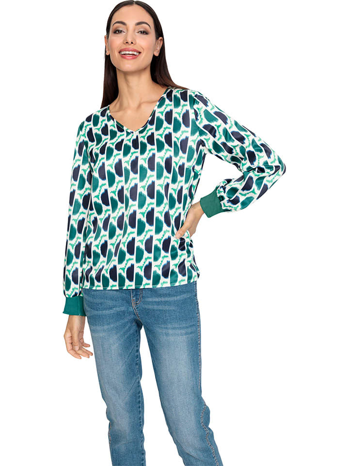 Блузка Heine, цвет petrol/weiß
Блузка Heine, цвет petrol/weiß
