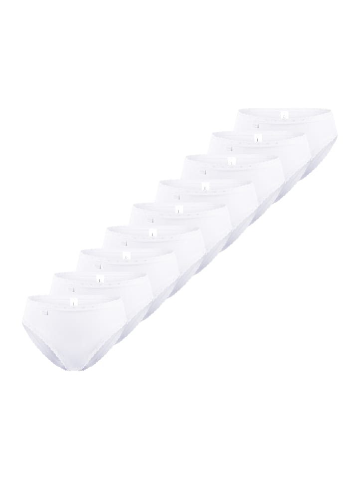 Sloggi Трусики-слип Tai Slip 24/7 из хлопка с кружевом, белые
Sloggi Трусики-слип Tai Slip 24/7 из хлопка с кружевом, белые