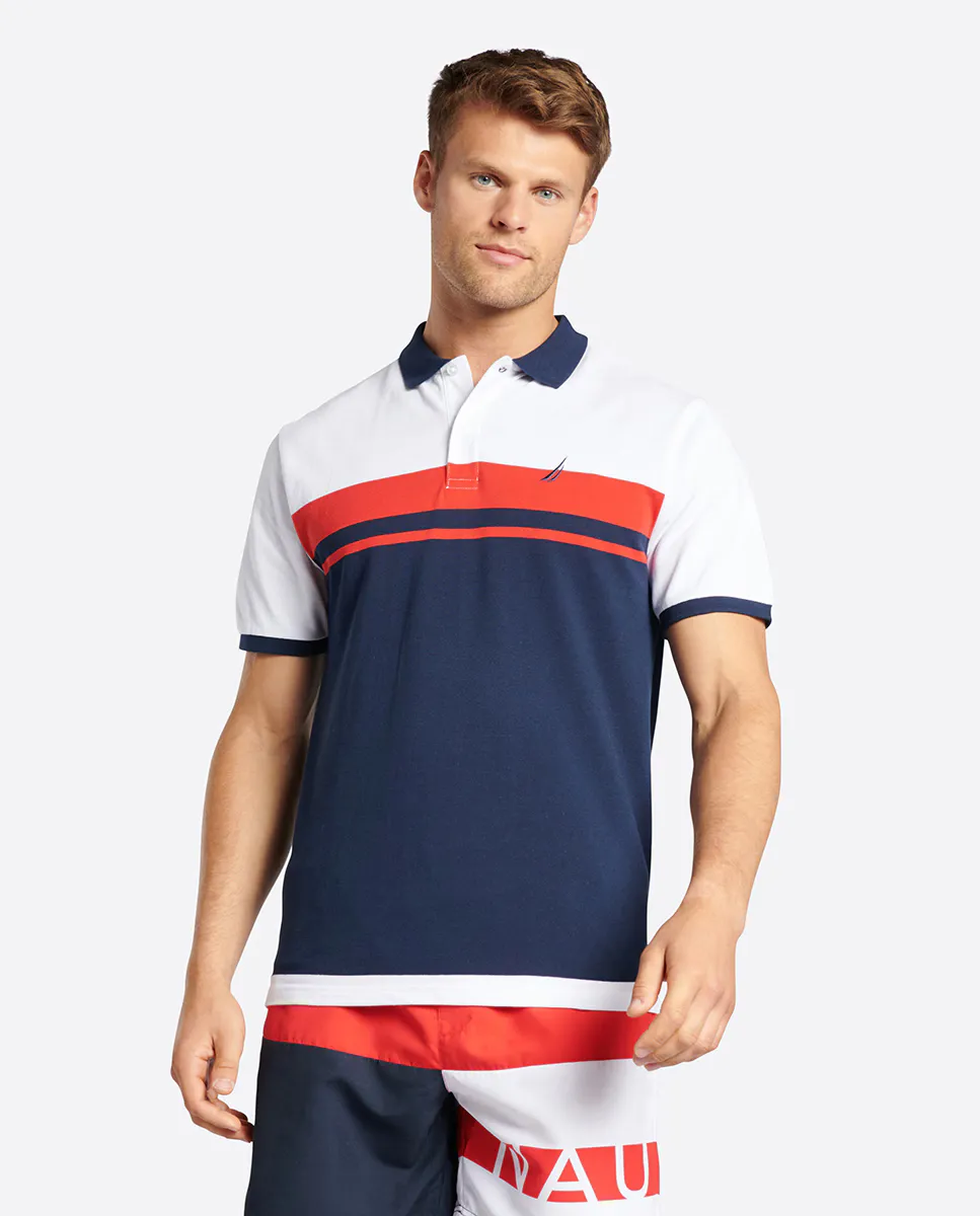 Классическая мужская поло с коротким рукавом Nautica, белый
Классическая мужская поло с коротким рукавом Nautica, белый