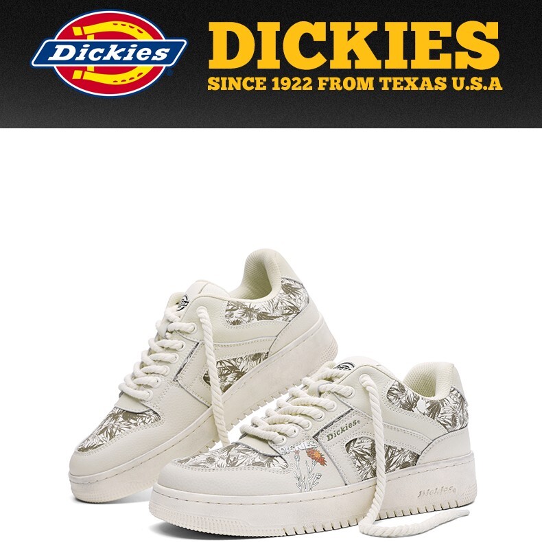 Мужские кеды для скейтбординга Hand Painting Series, низкие, бежевый Dickies 
Мужские кеды для скейтбординга Hand Painting Series, низкие, бежевый Dickies