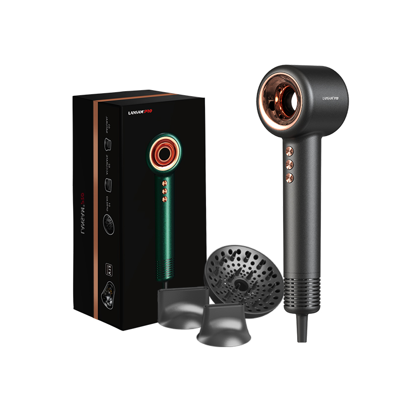 Фен 1400W с отрицательными ионами для ухода за волосами LS-6001-A1 Lansam, Gray
Фен 1400W с отрицательными ионами для ухода за волосами LS-6001-A1 Lansam, Gray