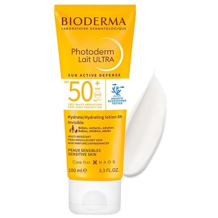Photoderm Lait Ultra SPF50+ без отдушек 100 мл Bioderma
Photoderm Lait Ultra SPF50+ без отдушек 100 мл Bioderma