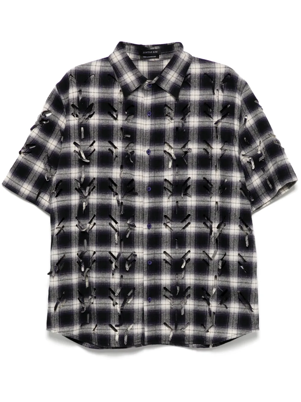 Рубашка с вырезами JUNTAE KIM, синий
Рубашка с вырезами JUNTAE KIM, синий