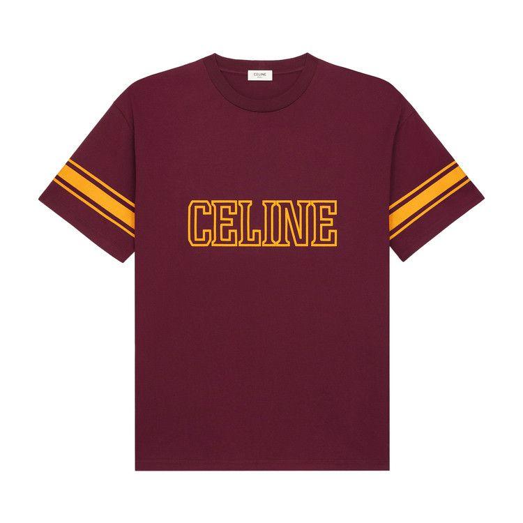 Футболка CELINE Loose Triomphe T-Shirt, Bordeaux
Футболка CELINE Loose Triomphe T-Shirt, Bordeaux