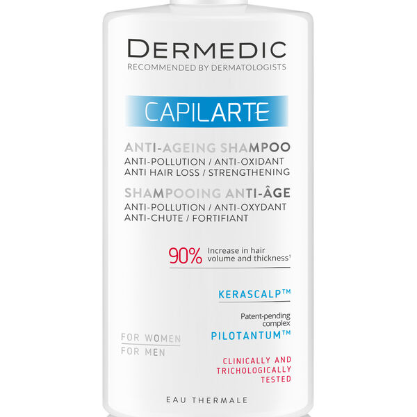 Шампунь для волос, 300 мл Dermedic Capilarte anti-age
Шампунь для волос, 300 мл Dermedic Capilarte anti-age