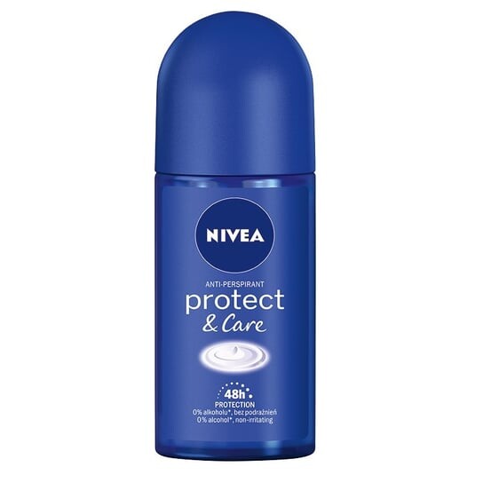 Шариковый антиперспирант, 50 мл. Nivea, Protect & Care
Шариковый антиперспирант, 50 мл. Nivea, Protect & Care