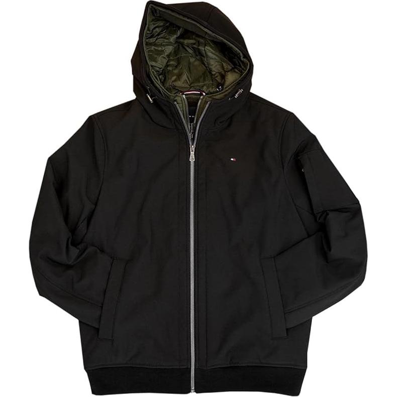 Tommy Hilfiger Пуховик мужской черный, Black
Tommy Hilfiger Пуховик мужской черный, Black