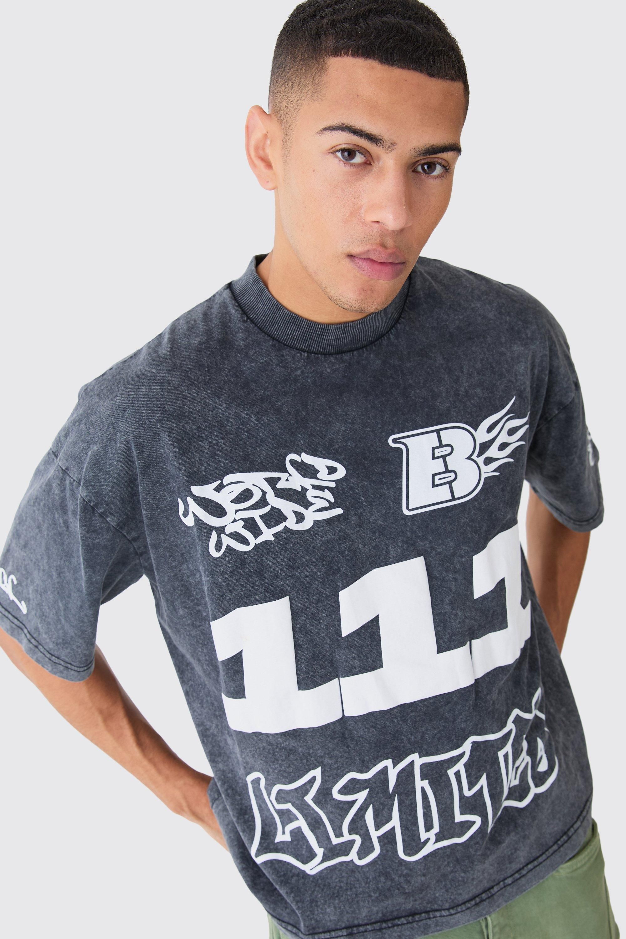 Футболка BoohooMAN с удлиненным воротником и пышным принтом, черный
Футболка BoohooMAN с удлиненным воротником и пышным принтом, черный