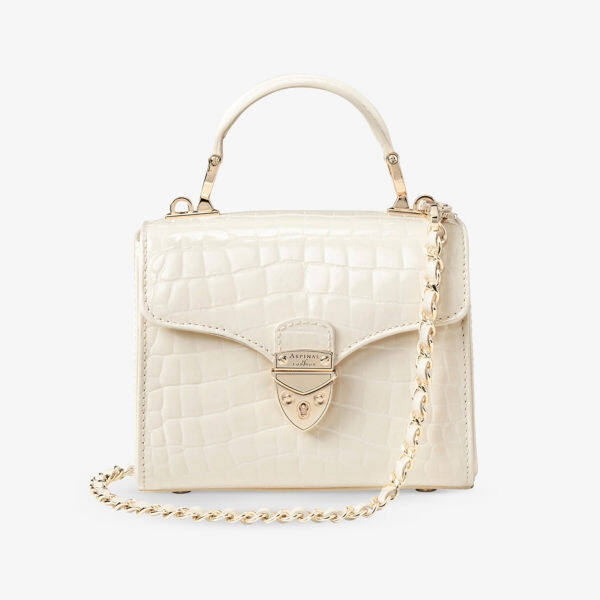 Миниатюрная сумка Mayfair из кожи с тиснением под крокодила с верхней ручкой Aspinal Of London, слоновая кость, Бежевый, Миниатюрная сумка Mayfair из кожи с тиснением под крокодила с верхней ручкой Aspinal Of London, слоновая кость
Миниатюрная сумка Mayfair из кожи с тиснением под крокодила с верхней ручкой Aspinal Of London, слоновая кость, Бежевый, Миниатюрная сумка Mayfair из кожи с тиснением под крокодила с верхней ручкой Aspinal Of London, слоновая кость