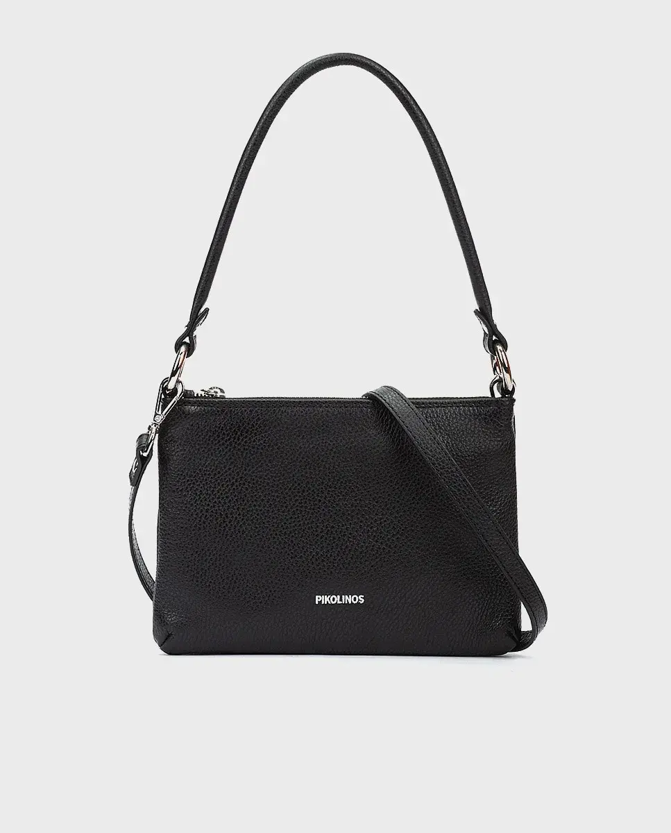 Женская кожаная сумка-бандо с застежкой-молнией Pikolinos, черный
Женская кожаная сумка-бандо с застежкой-молнией Pikolinos, черный