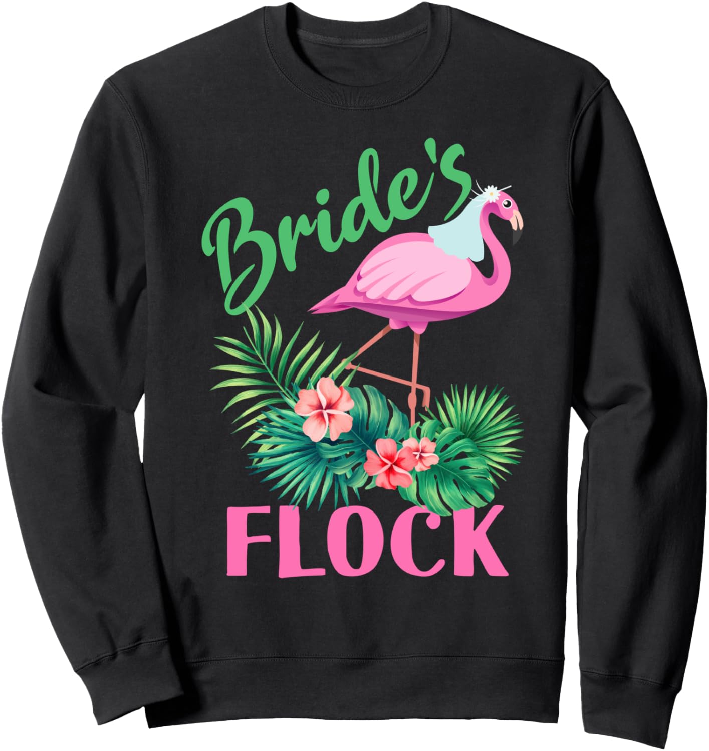 Толстовка для девичника и свадебной вечеринки «Bride's Flock Flamingo Group Squad» Flamingo Bridal Design Shop, черный
Толстовка для девичника и свадебной вечеринки «Bride's Flock Flamingo Group Squad» Flamingo Bridal Design Shop, черный