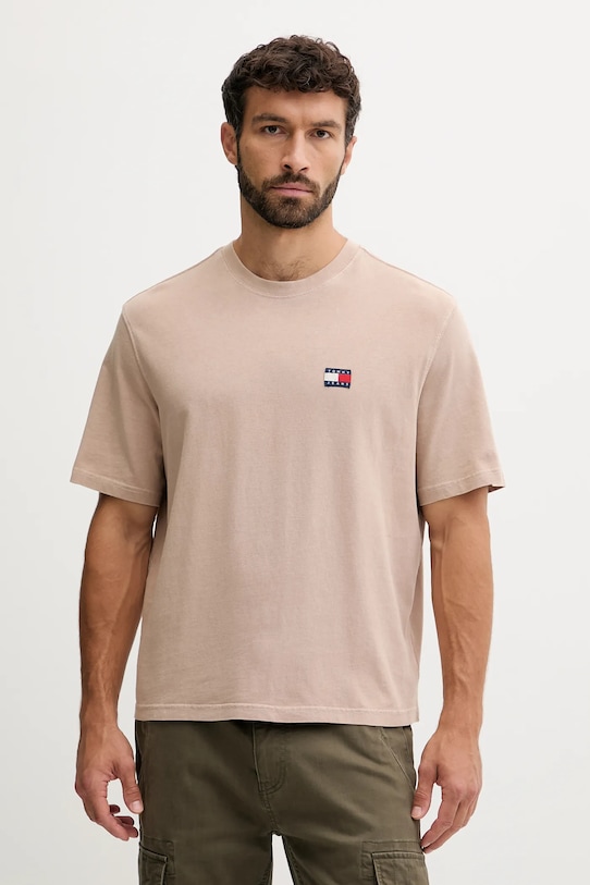 Хлопковая футболка Tommy Jeans, коричневый
Хлопковая футболка Tommy Jeans, коричневый