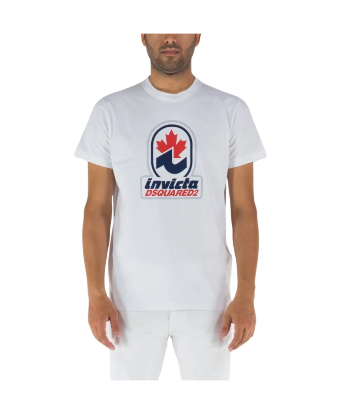 Хлопковая футболка с уникальным дизайном. Dsquared2, белый
Хлопковая футболка с уникальным дизайном. Dsquared2, белый