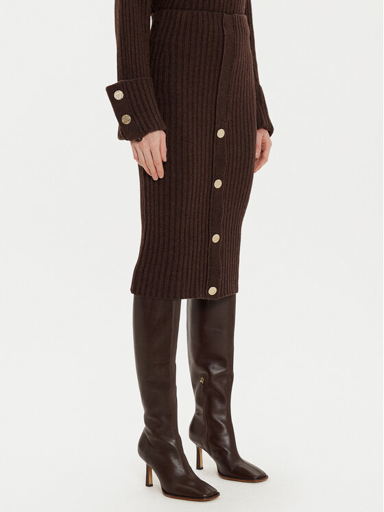 Юбка миди стандартного кроя Vicolo, коричневый
Юбка миди стандартного кроя Vicolo, коричневый