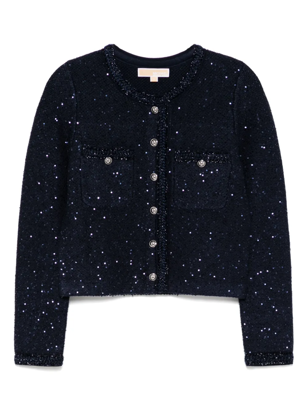 Кардиган с пайетками MICHAEL KORS, синий
Кардиган с пайетками MICHAEL KORS, синий