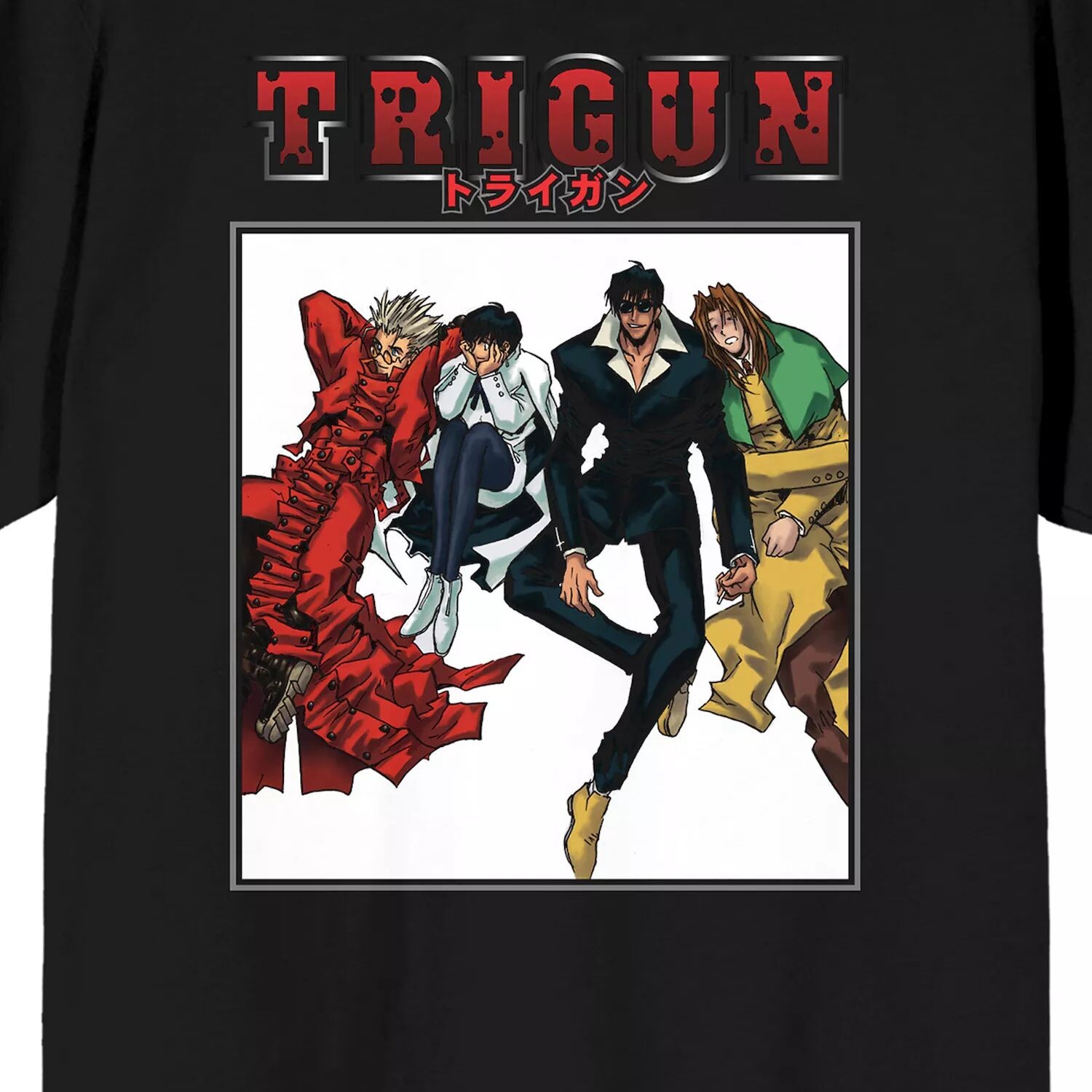 Мужская футболка Trigun Character Group Licensed Character
Мужская футболка Trigun Character Group Licensed Character