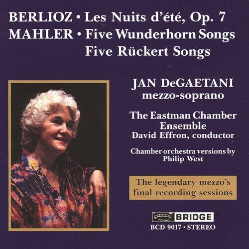 CD диск Berlioz / Mahler / Degaetani / Eastman Chamb Ens: Songs
CD диск Berlioz / Mahler / Degaetani / Eastman Chamb Ens: Songs