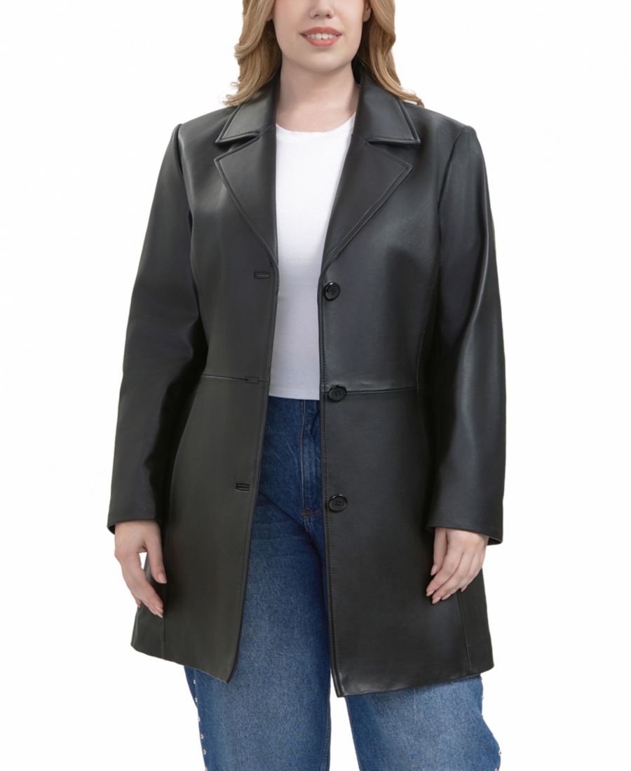 Кожаное пальто Ирины больших размеров BGSD, Black
Кожаное пальто Ирины больших размеров BGSD, Black