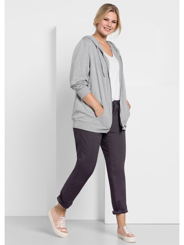 Тканевые брюки sheego, темно-серый
Тканевые брюки sheego, темно-серый