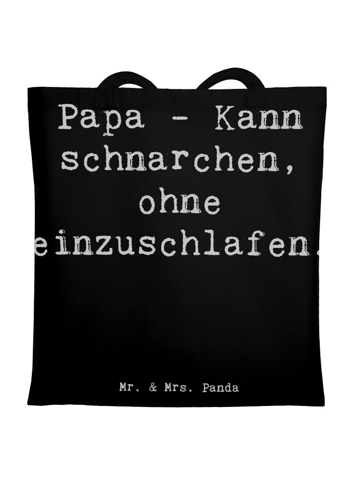 Сумка для переноски Mr & Mrs Panda Papa Schnarchen, черный
Сумка для переноски Mr & Mrs Panda Papa Schnarchen, черный