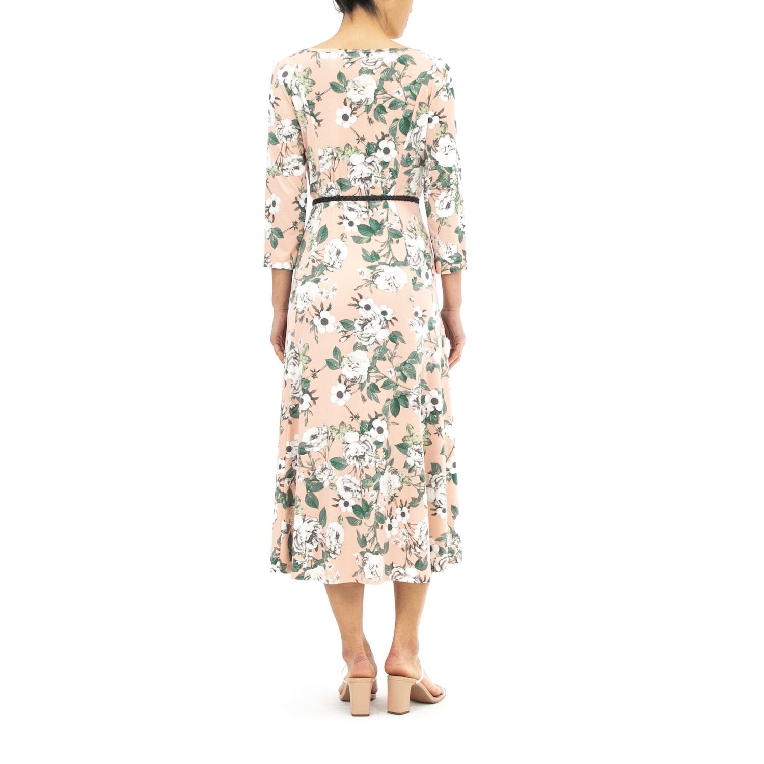 Женское платье миди с цветочным принтом Nina Leonard Sylvania Nina Leonard, розовый 
Женское платье миди с цветочным принтом Nina Leonard Sylvania Nina Leonard, розовый