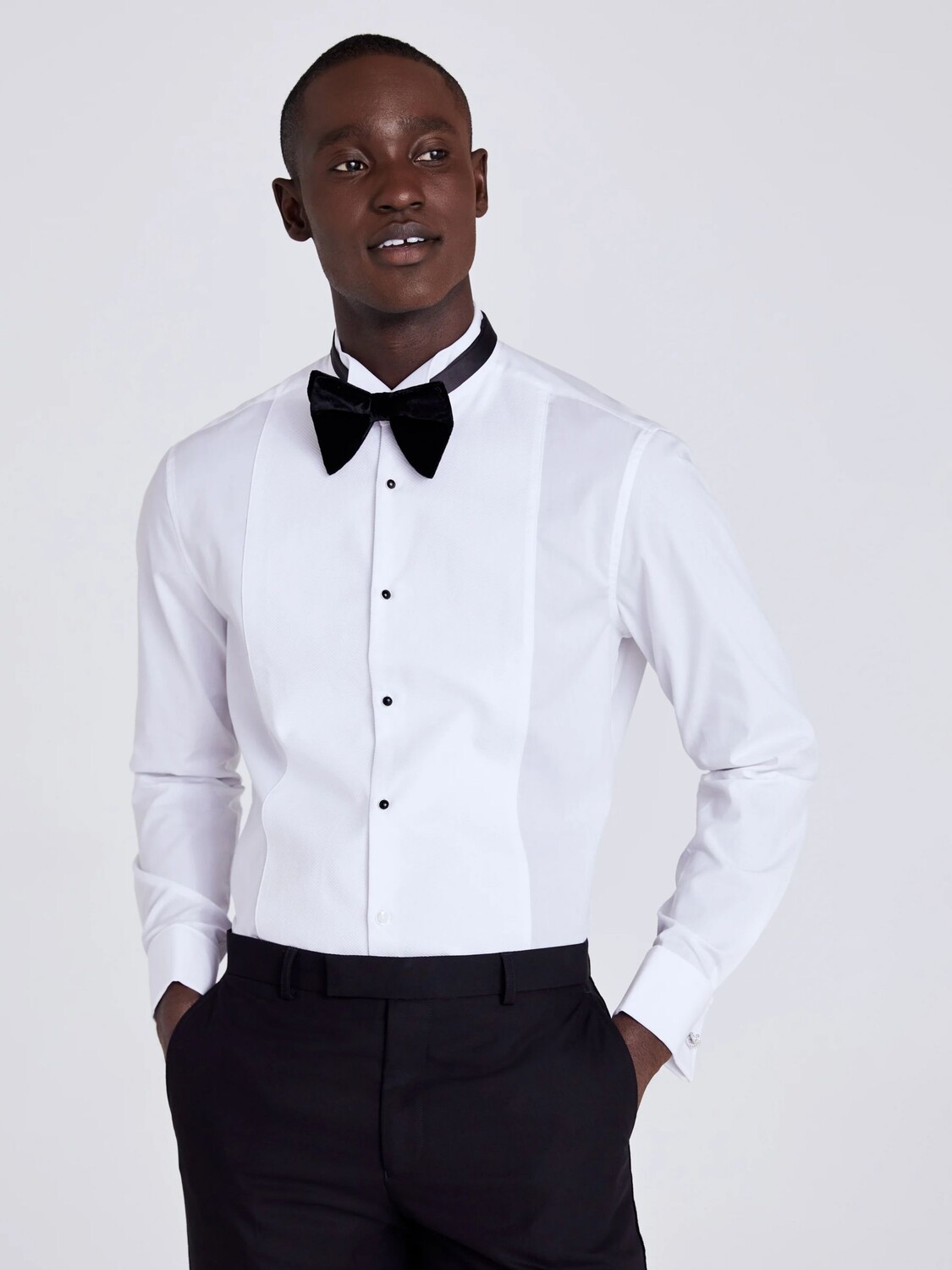 Классическая рубашка узкого кроя Marcella с воротником-стойкой Moss, белый
Классическая рубашка узкого кроя Marcella с воротником-стойкой Moss, белый