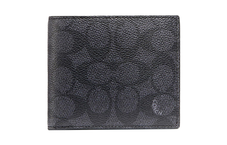Кошелек мужской черный COACH из фирменного лакированного холста с отделкой из телячьей кожи
Кошелек мужской черный COACH из фирменного лакированного холста с отделкой из телячьей кожи