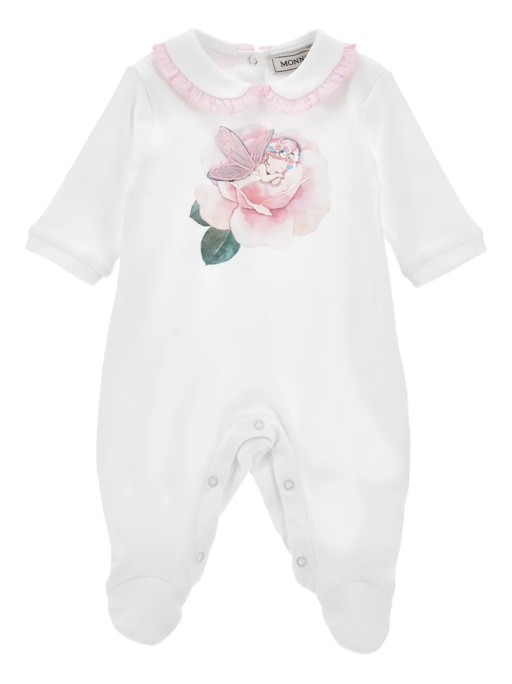 Пижама с оборками и графичным принтом Monnalisa, белый
Пижама с оборками и графичным принтом Monnalisa, белый