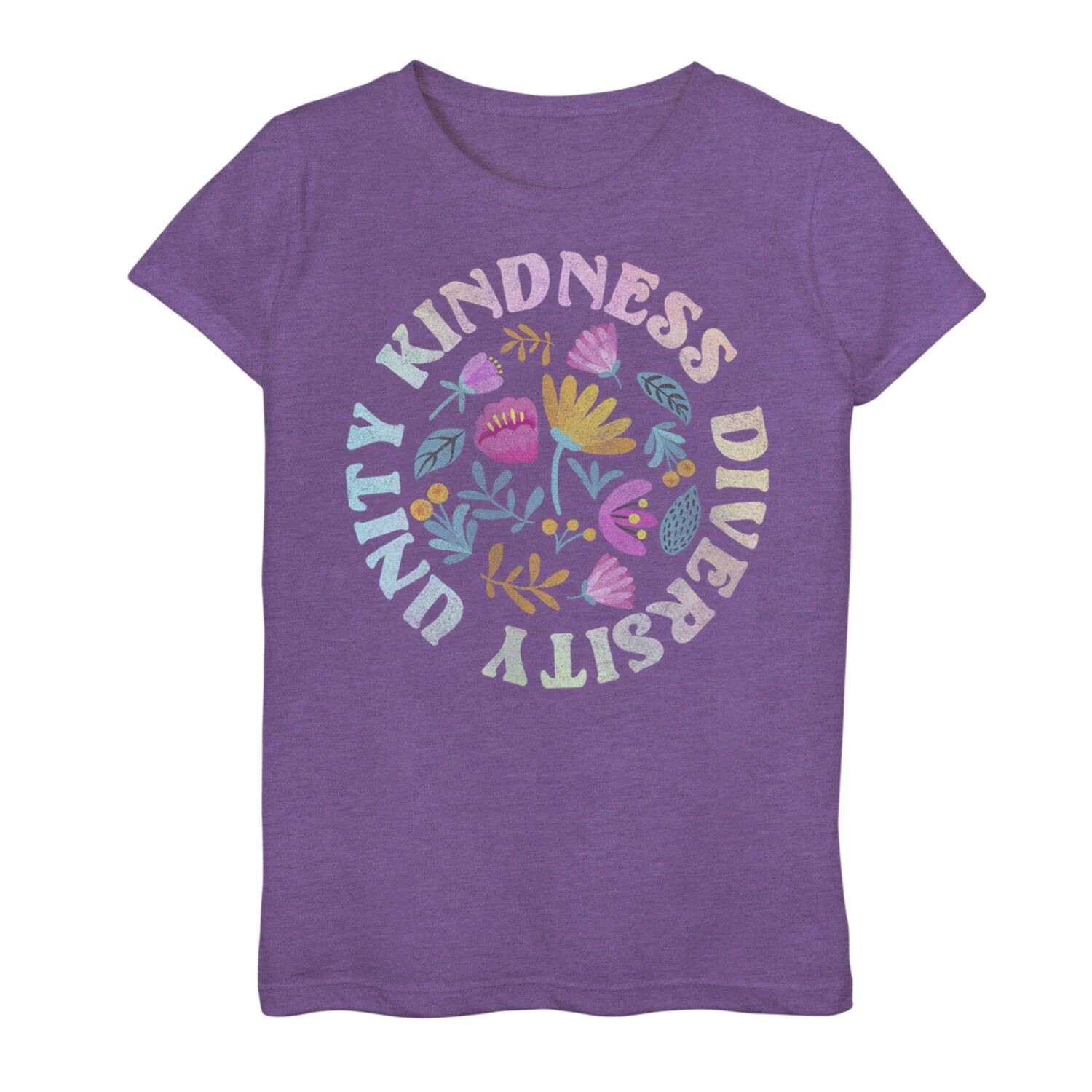 Футболка Unity Kindness Disversity Circle с цветочным текстом для девочек 7–16 лет Unbranded
Футболка Unity Kindness Disversity Circle с цветочным текстом для девочек 7–16 лет Unbranded
