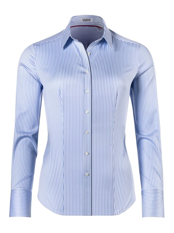 Блуза Vincenzo Boretti leicht tailliert, цвет weiß/blau
Блуза Vincenzo Boretti leicht tailliert, цвет weiß/blau