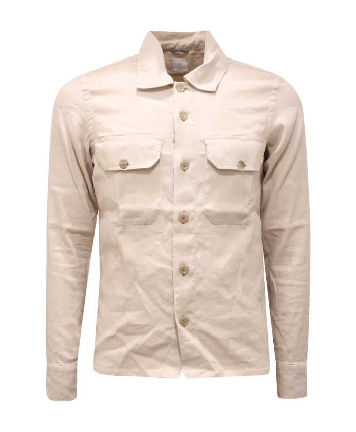 Рубашка из смеси льна Eleventy, бежевый
Рубашка из смеси льна Eleventy, бежевый