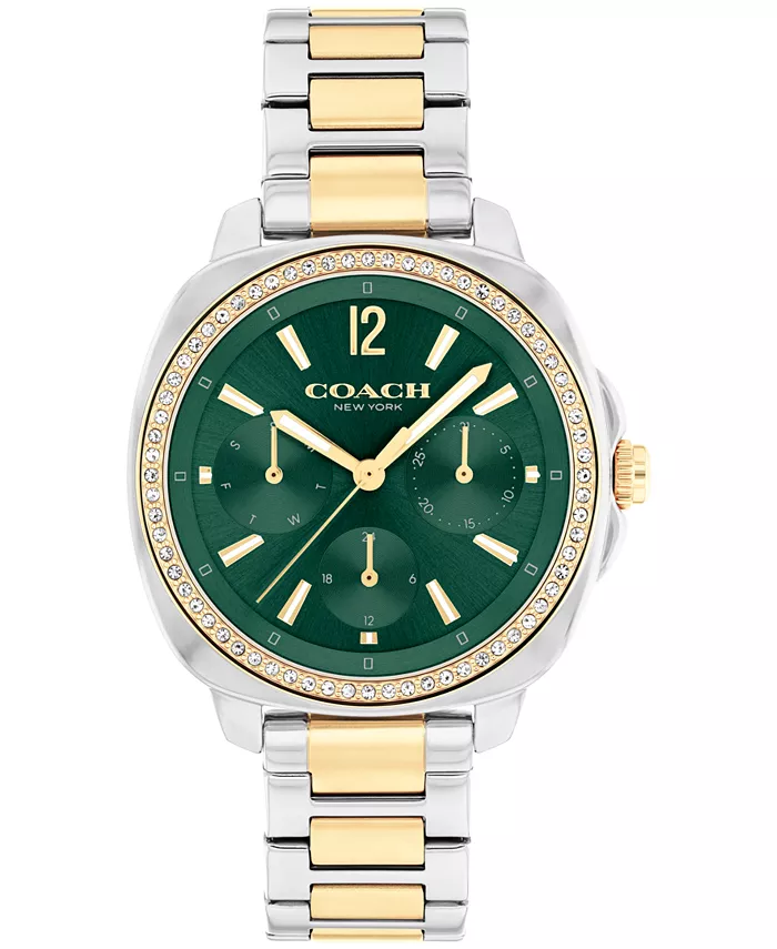 Женские часы Kitt с двухцветным браслетом из нержавеющей стали, 34 мм COACH
Женские часы Kitt с двухцветным браслетом из нержавеющей стали, 34 мм COACH