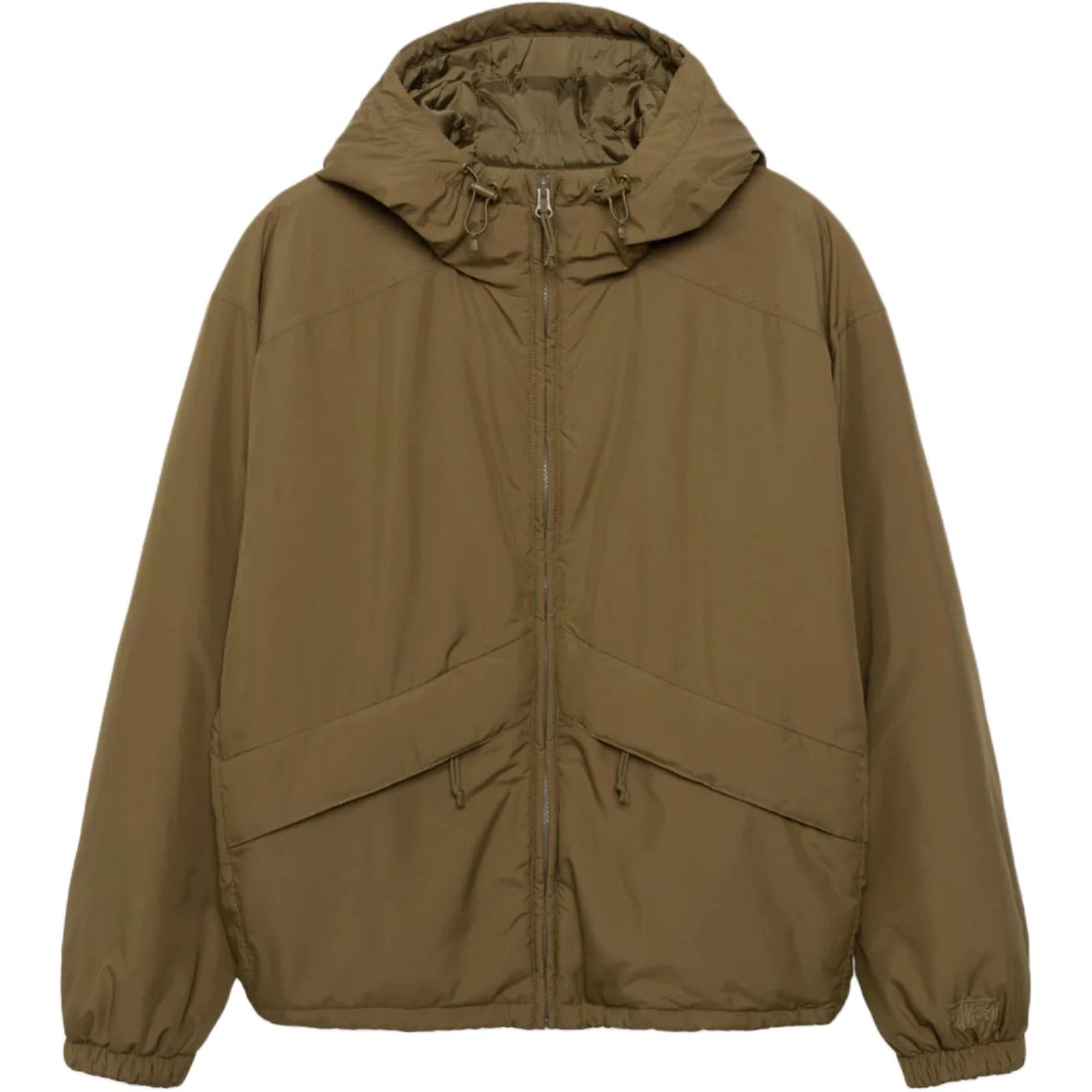 Утепленная куртка с капюшоном Stussy, оливковый
Утепленная куртка с капюшоном Stussy, оливковый