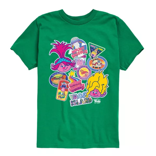 Футболка с графическими наклейками из фильма «Тролли: Путешествие» для мальчиков 8–20 лет Dreamworks, цвет kelly green
Футболка с графическими наклейками из фильма «Тролли: Путешествие» для мальчиков 8–20 лет Dreamworks, цвет kelly green