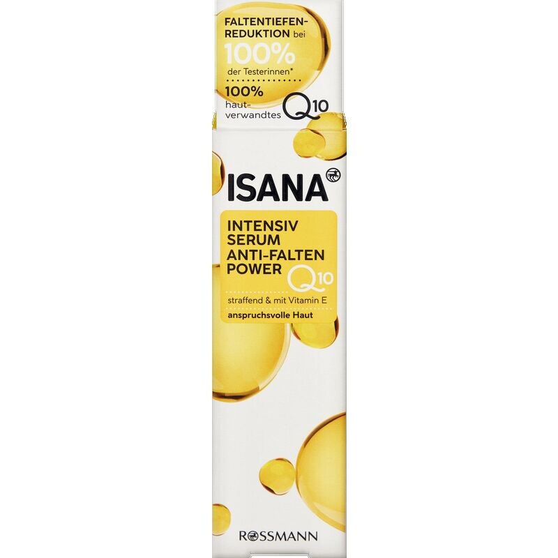 Q10 Интенсивная сыворотка против морщин ISANA, 30 ml
Q10 Интенсивная сыворотка против морщин ISANA, 30 ml