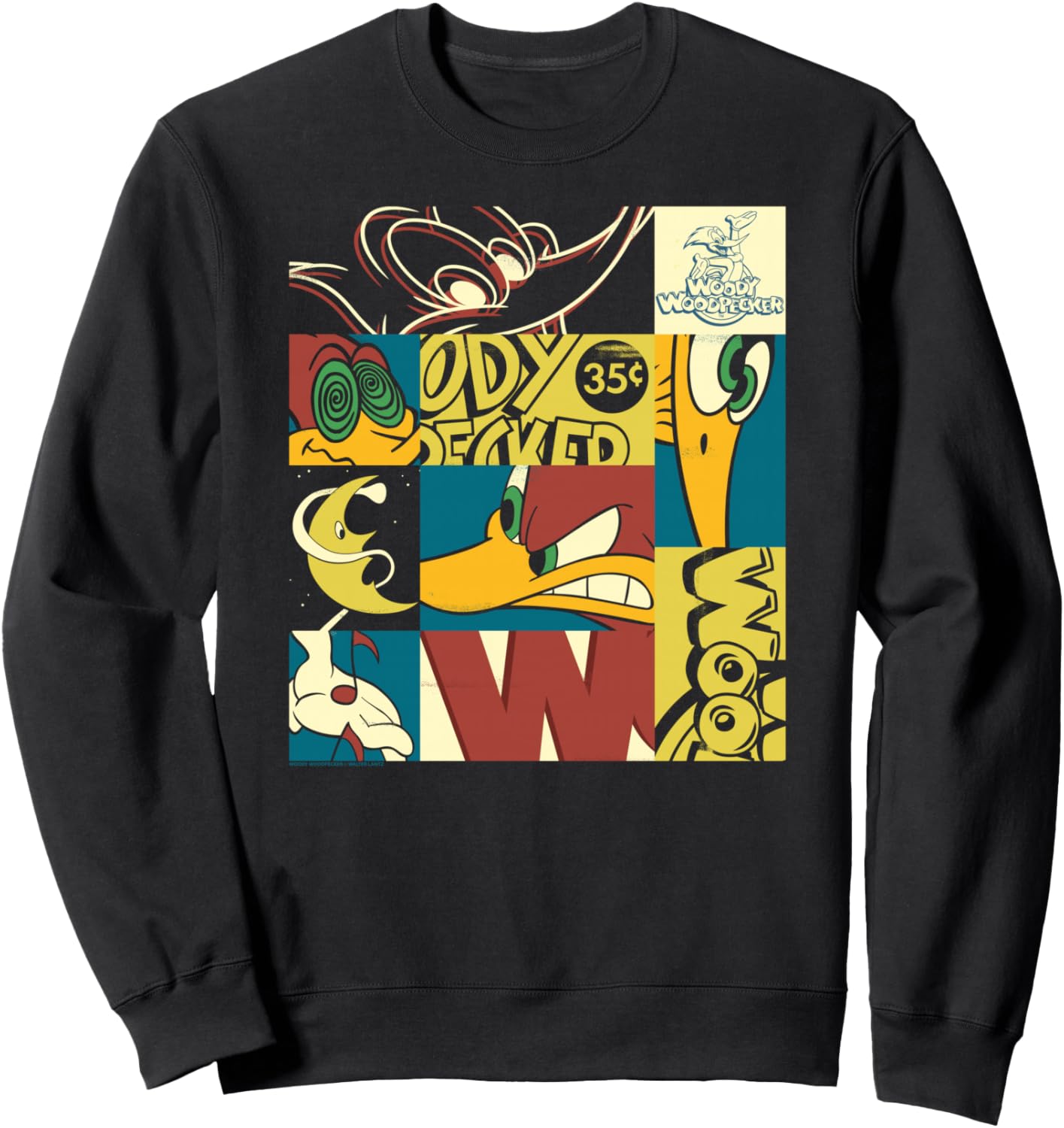 Толстовка с изображением Вуди Вудпекера в стиле поп-арт Woody Woodpecker, черный
Толстовка с изображением Вуди Вудпекера в стиле поп-арт Woody Woodpecker, черный