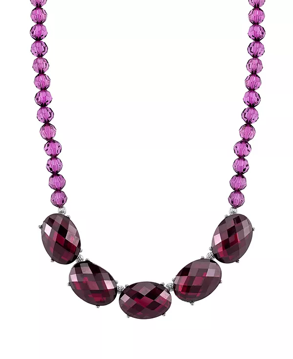 Серебряное ожерелье-воротник 2028, purple
Серебряное ожерелье-воротник 2028, purple