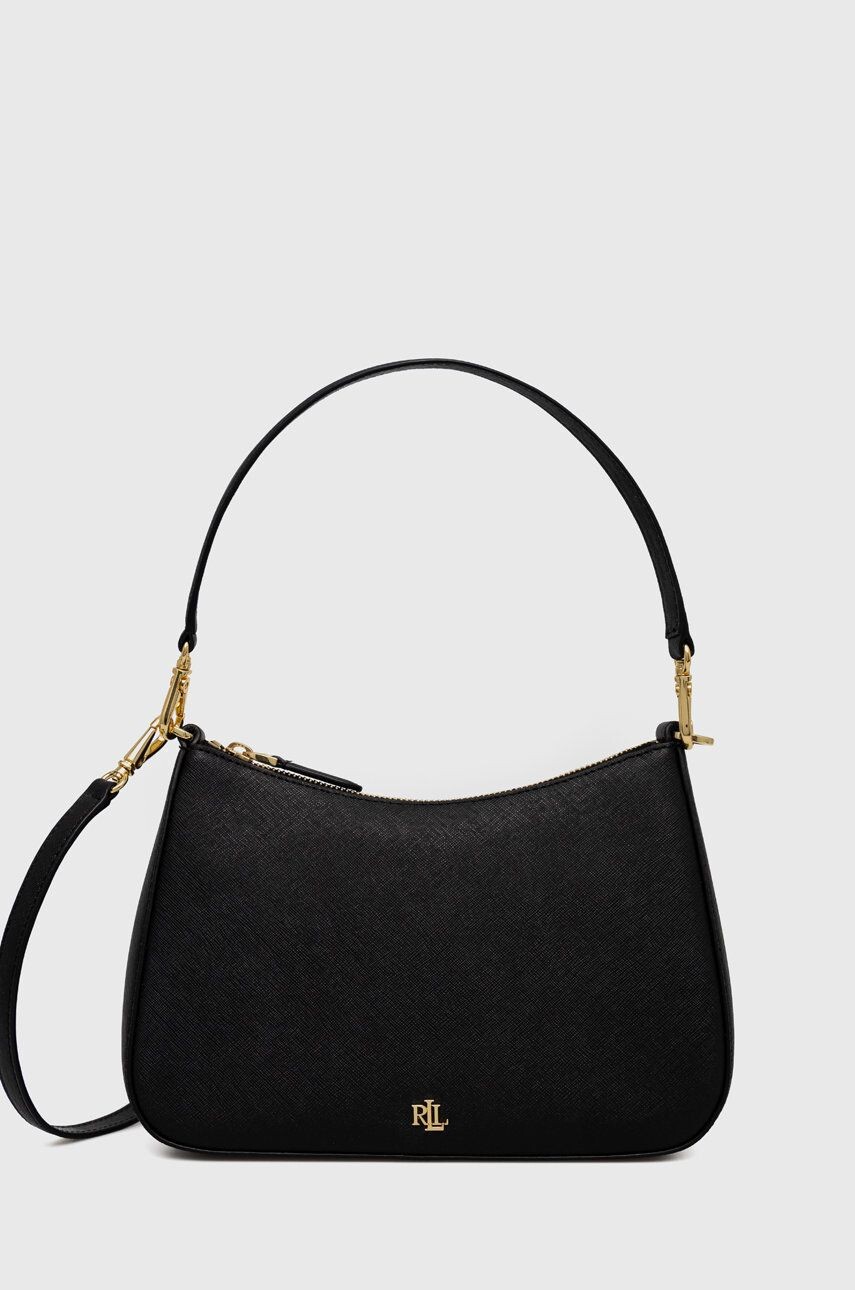 Кожаная сумка Lauren Ralph Lauren, черный
Кожаная сумка Lauren Ralph Lauren, черный