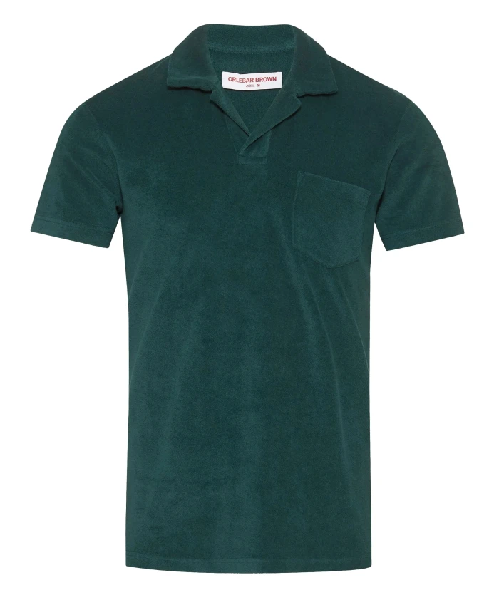 Хлопковая рубашка-поло без пуговиц, произведено в Португалии. Orlebar Brown, зеленый
Хлопковая рубашка-поло без пуговиц, произведено в Португалии. Orlebar Brown, зеленый