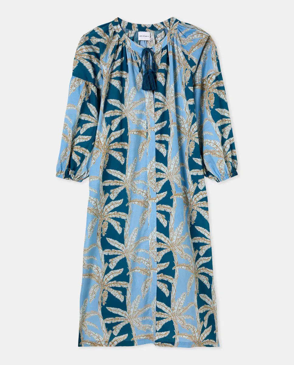 Хлопчатобумажный кафтан Zen Ethic, синий
Хлопчатобумажный кафтан Zen Ethic, синий