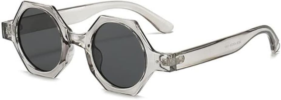 Солнцезащитные очки с многоугольными линзами, шестиугольной оправой и защитой от УФ-излучения (черная оправа, черные и серые блестки) SLCHJXS, Light Grey Black Grey Flakes
Солнцезащитные очки с многоугольными линзами, шестиугольной оправой и защитой от УФ-излучения (черная оправа, черные и серые блестки) SLCHJXS, Light Grey Black Grey Flakes