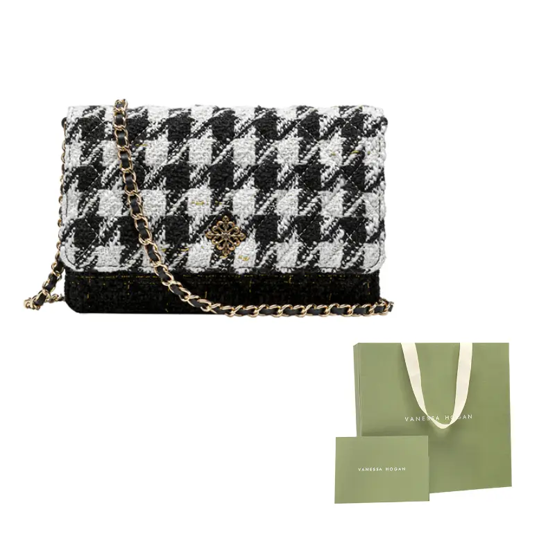 VANESSA HOGAN Сумка через плечо из белой телячьей кожи с ромбовидным тиснением Regular Women's White, Aurora Square Bag-Black 
VANESSA HOGAN Сумка через плечо из белой телячьей кожи с ромбовидным тиснением Regular Women's White, Aurora Square Bag-Black