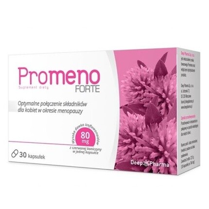 Promeno Forte Поддержка при менопаузе 30 капсул Deep Pharma
Promeno Forte Поддержка при менопаузе 30 капсул Deep Pharma