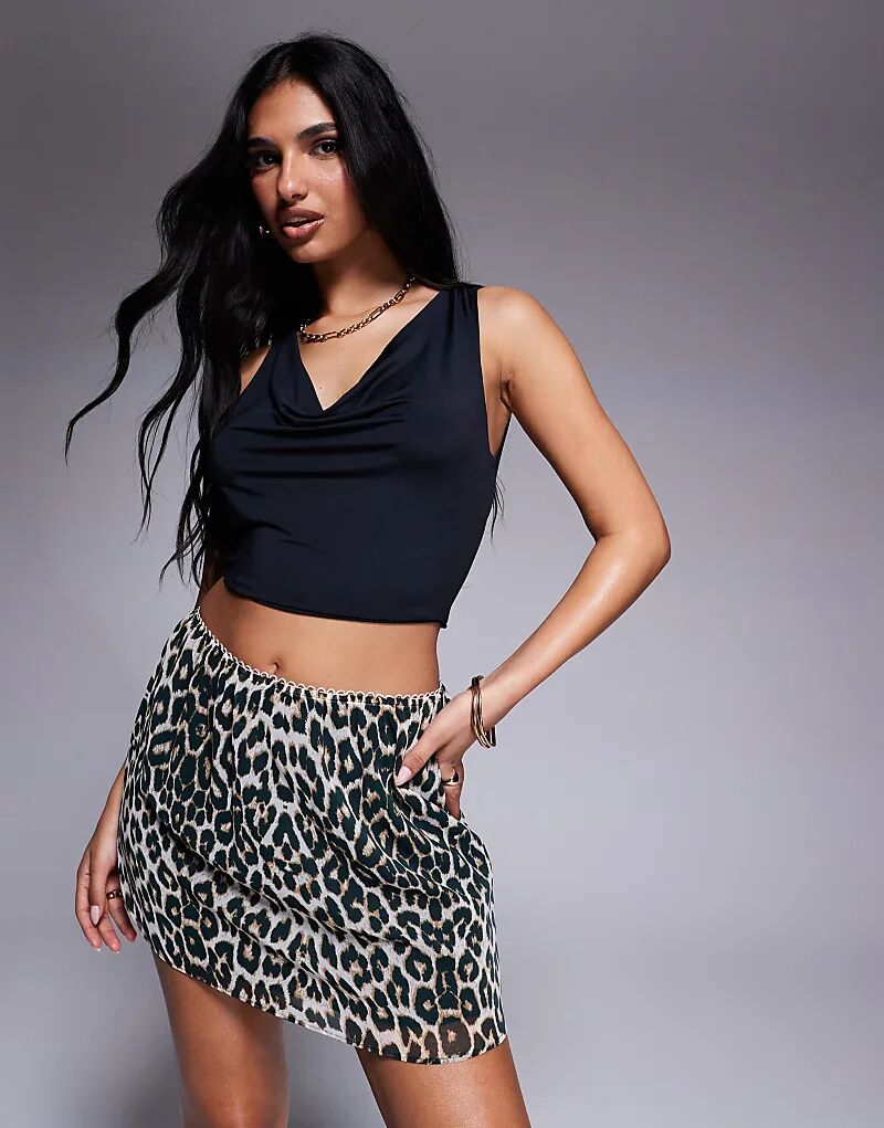 Топ с воротником-хомутиком и открытой спиной черного цвета ASOS DESIGN
Топ с воротником-хомутиком и открытой спиной черного цвета ASOS DESIGN