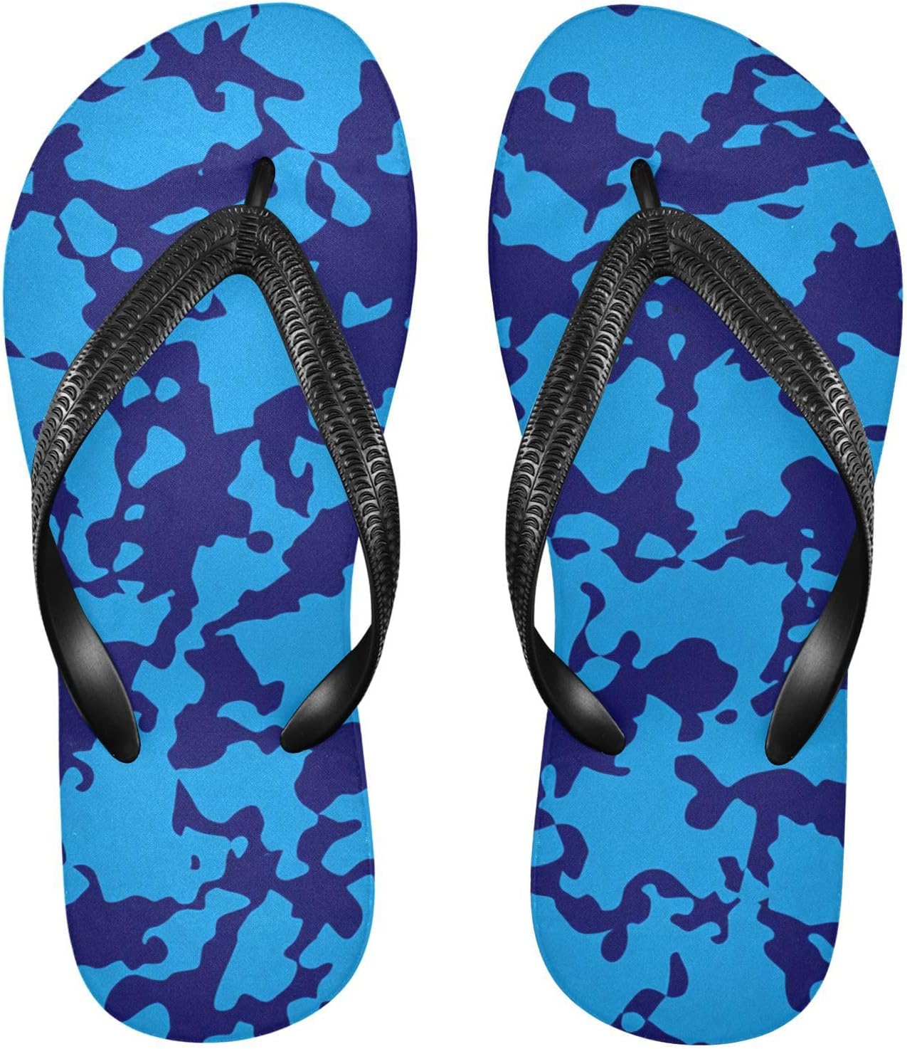 Шлепанцы с камуфляжным рисунком «Синие пятна», пляжные сандалии-вьетнамки, резинескользящие летние тапочки для женщин и мужчин Sinestour
Шлепанцы с камуфляжным рисунком «Синие пятна», пляжные сандалии-вьетнамки, резинескользящие летние тапочки для женщин и мужчин Sinestour