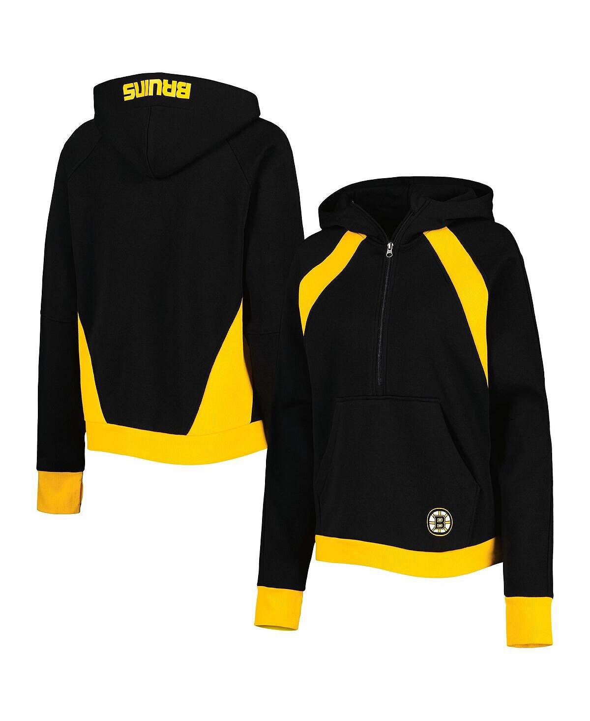 Женская черная толстовка с молнией до половины длины Boston Bruins Wishbone Starter, черный
Женская черная толстовка с молнией до половины длины Boston Bruins Wishbone Starter, черный