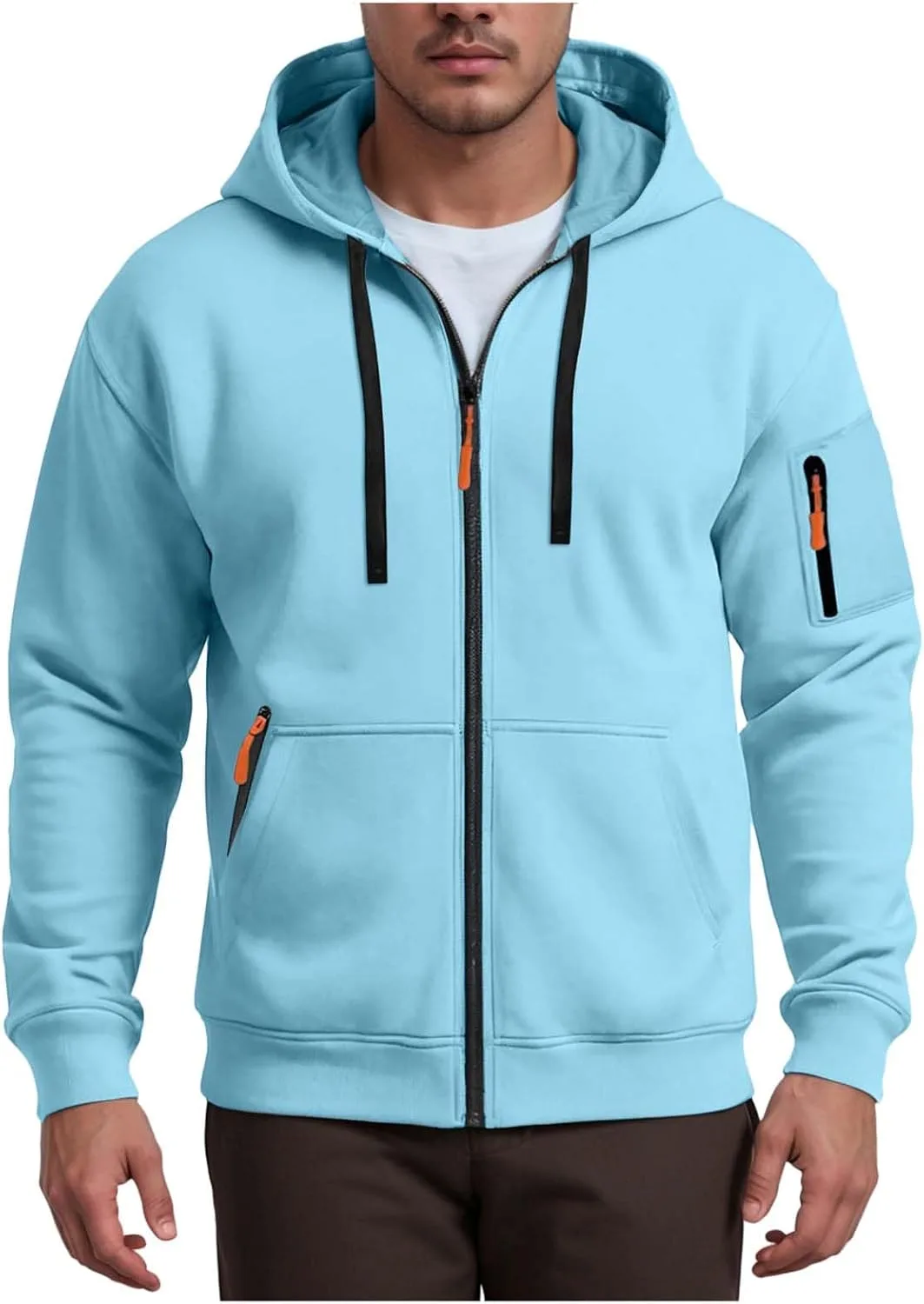 Толстовка с капюшоном для мужчин, Casual, на молнии, длинный рукав, с карманом
Толстовка с капюшоном для мужчин, Casual, на молнии, длинный рукав, с карманом