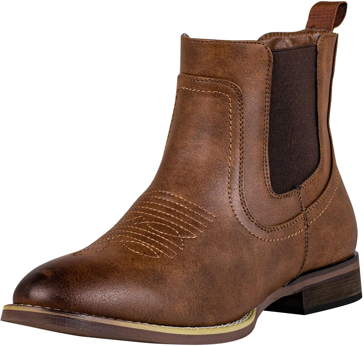 Мужские вестерн-башмаки J's.o.l.e Chelsea из ПУ-кожи с круглым носком, для официальной и повседневной носки, короткие ботинки, коричневые J’S.O.L.E
Мужские вестерн-башмаки J's.o.l.e Chelsea из ПУ-кожи с круглым носком, для официальной и повседневной носки, короткие ботинки, коричневые J’S.O.L.E