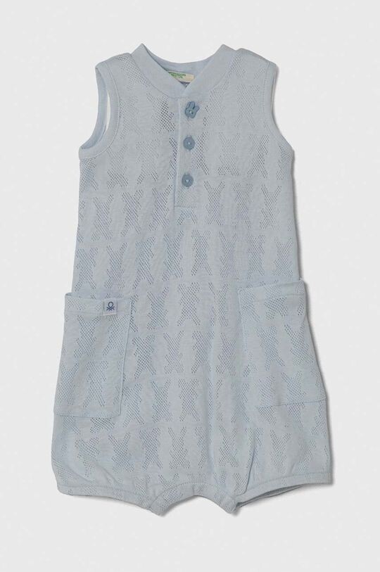 Хлопковые рамперы для новорожденных United Colors of Benetton, синий
Хлопковые рамперы для новорожденных United Colors of Benetton, синий