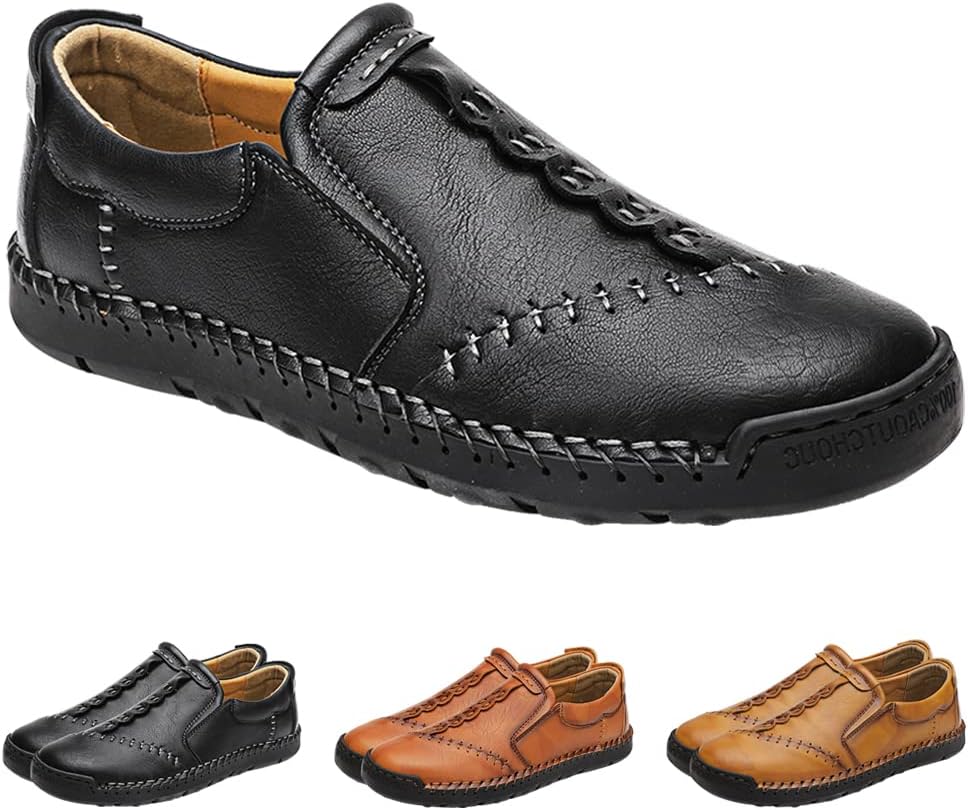 Мужские кожаные лоферы для повседневной носки, прогулок и вождения, легкие, дышащие, с удобной посадкой Generic, черный
Мужские кожаные лоферы для повседневной носки, прогулок и вождения, легкие, дышащие, с удобной посадкой Generic, черный